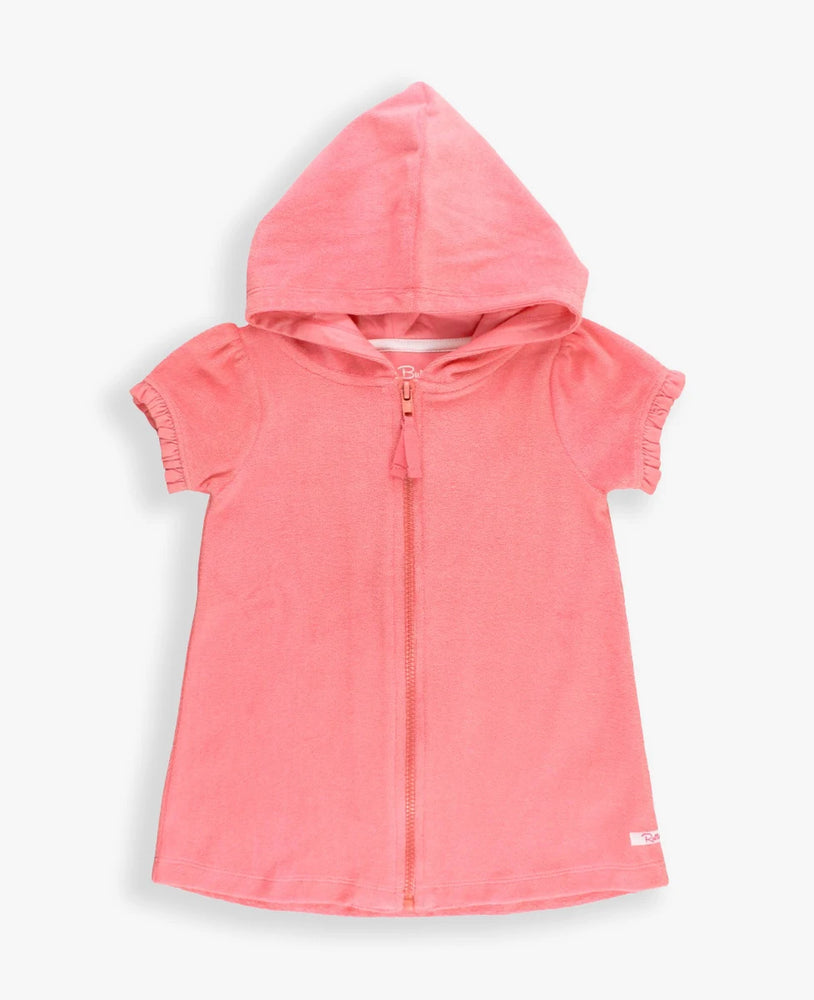 Terry Full-Zip Cover Up - Pink