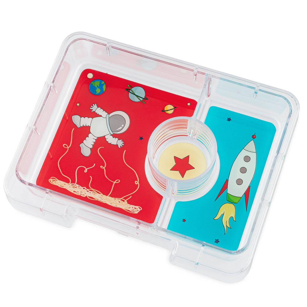 Yumbox Snack - True Blue with Rocket Tray