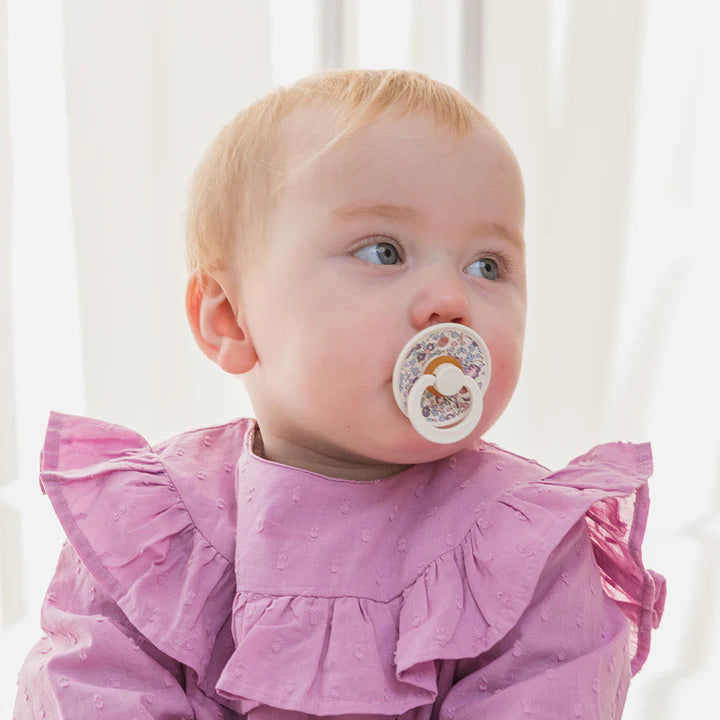 Bibs - Colour S2 Pacifiers - Pack of 2 - Vanilla/Blush