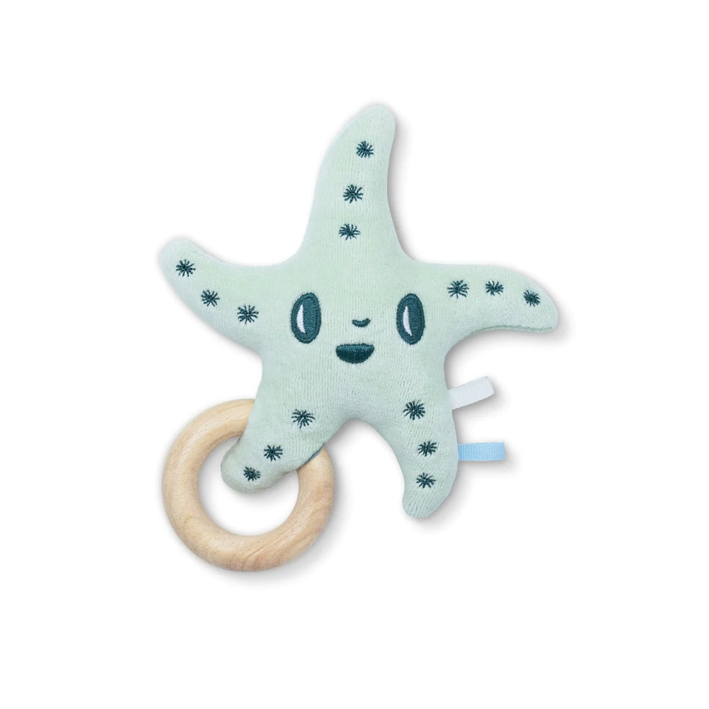 Sea Star Rattle - Teal