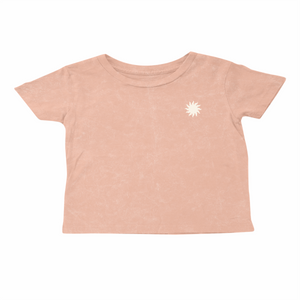 Sedona Boxy Tee - Mineral Blush