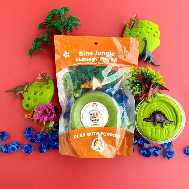 Dino Jungle (Watermelon) Kiddough Play Kit