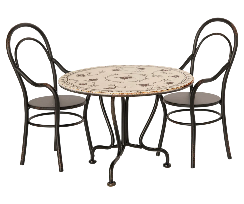 Dining Table Set with Two Chairs