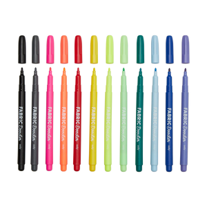 Fabric Doodlers Markers - Set of 12