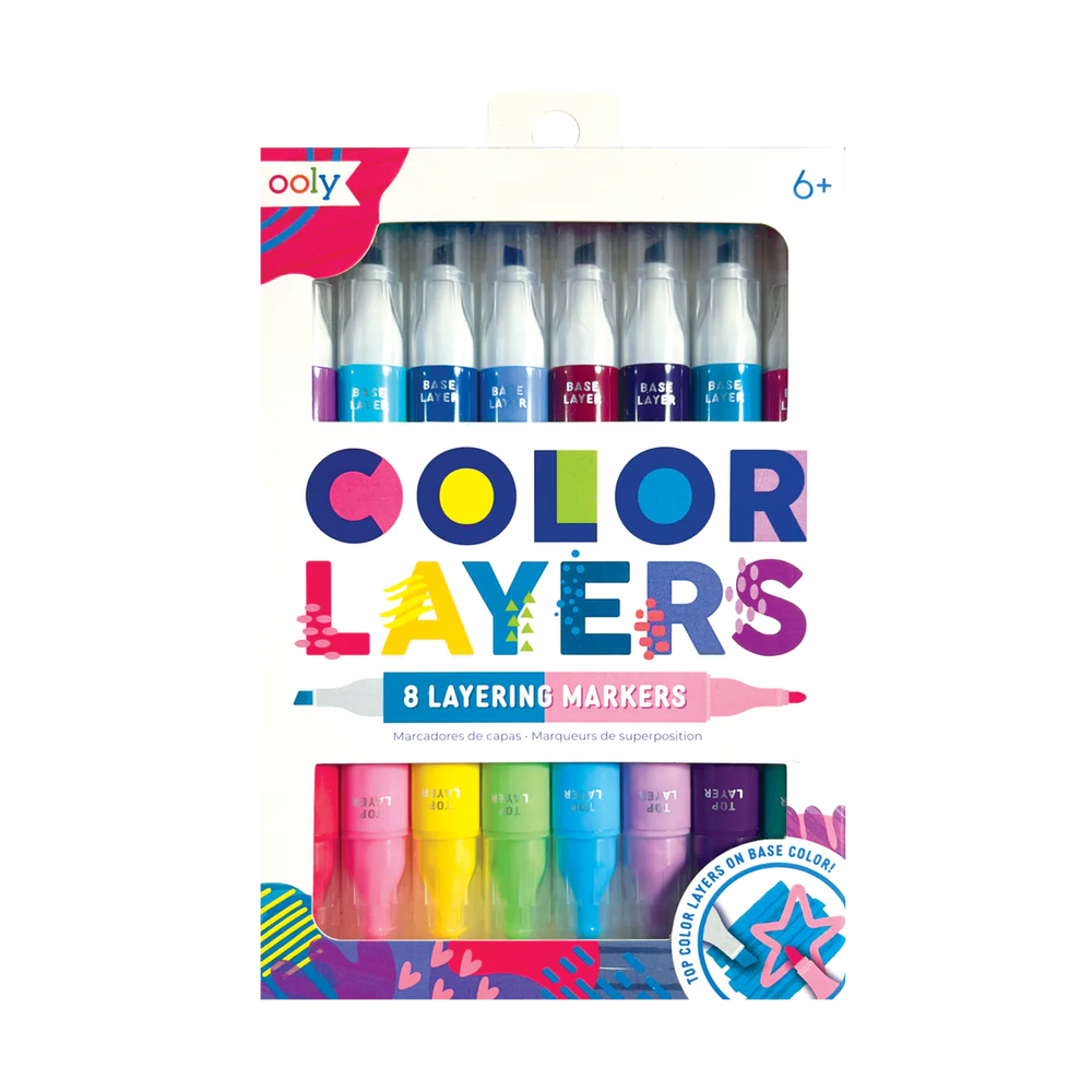 Color Layers Double Ended Layering Markers (set of 8)