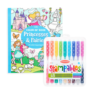 
            
                Load image into Gallery viewer, Princesses &amp;amp; Fairies Stampables Coloring Pack
            
        