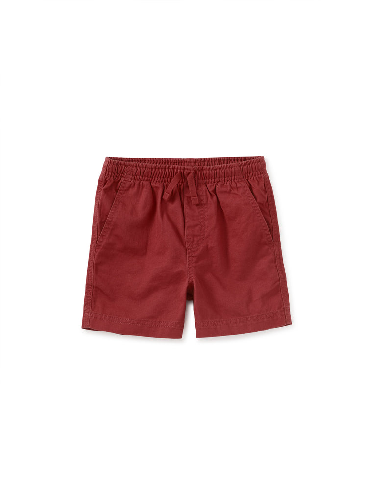Twill Sport Shorts - Pomegranate