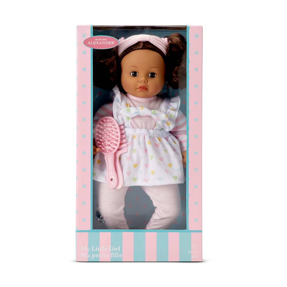 
            
                Load image into Gallery viewer, My Little Girl Polka Dot Pinafore - Medium Skin Tone
            
        