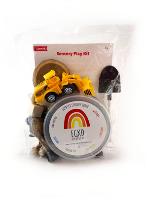 Construction (Cookies 'n Cream) Sensory Play Dough Kit