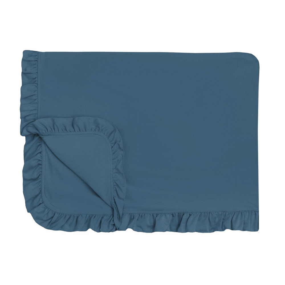 
            
                Load image into Gallery viewer, Ruffle Toddler Blanket - Deep Sea
            
        