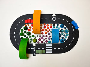 
            
                Load image into Gallery viewer, Small Flexible Toy Road Set - Ringroad
            
        