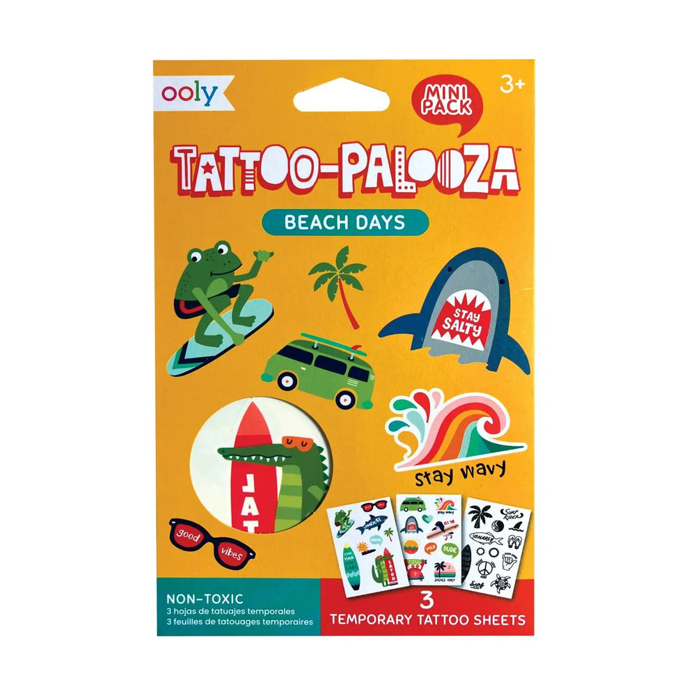 
            
                Load image into Gallery viewer, Mini Temporary Tattoos - Beach Days
            
        
