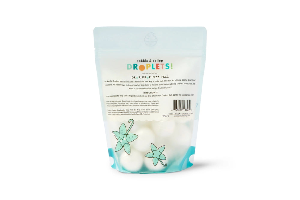 All-Natural Mini Bath Bombs - Vanilla Pouch