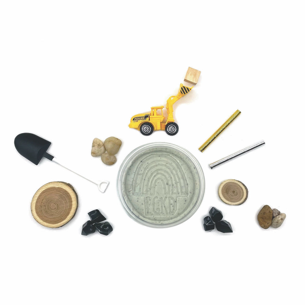 Construction (Cookies 'n Cream) Sensory Play Dough Kit