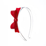 Bow Tie Glitter Red Headband