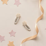 Shimmer Snowflake Clips