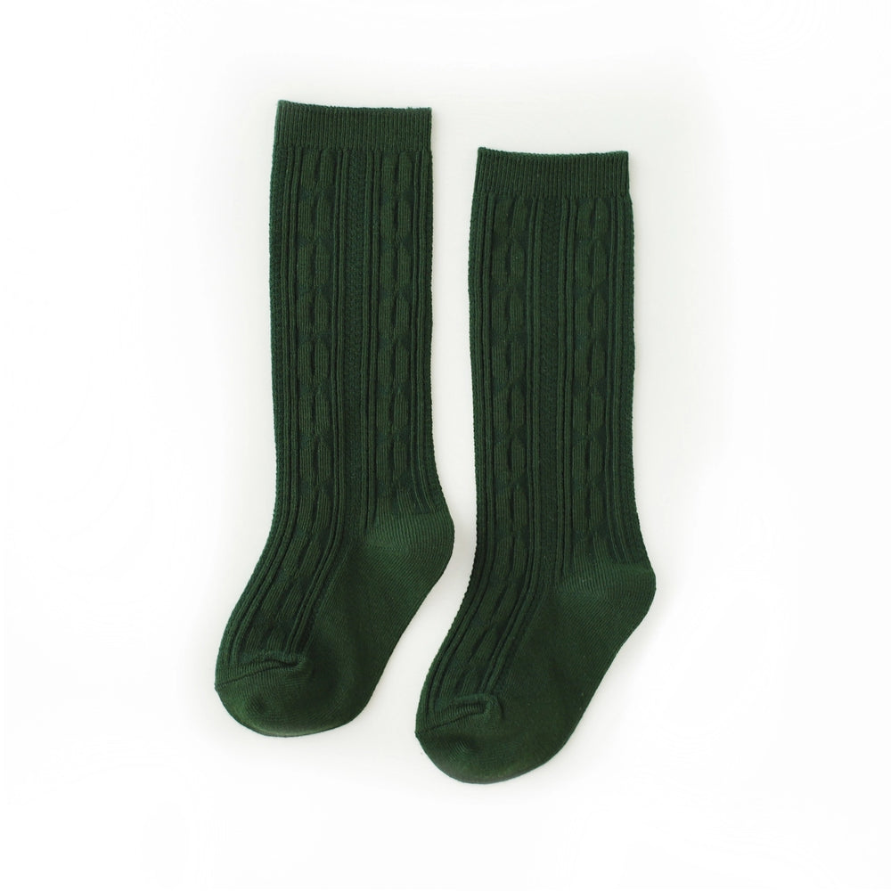 
            
                Load image into Gallery viewer, Forest Green Knee High Socks
            
        
