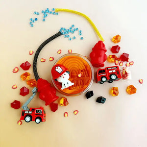 Fire Station (Cherry Mango) Kiddough Play Kit