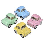 2" Diecast Pull Back Vw Mini Beetle-Pastel Colors Car Toys
