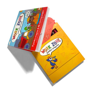 Carry Along Crayon and Coloring Book Kit - Work Zone