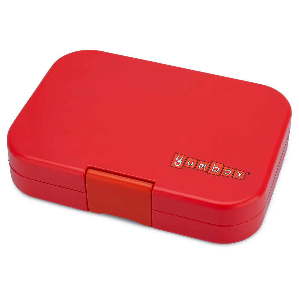 
            
                Load image into Gallery viewer, Leakproof Bento Box for Kids - Yumbox Roar Red
            
        
