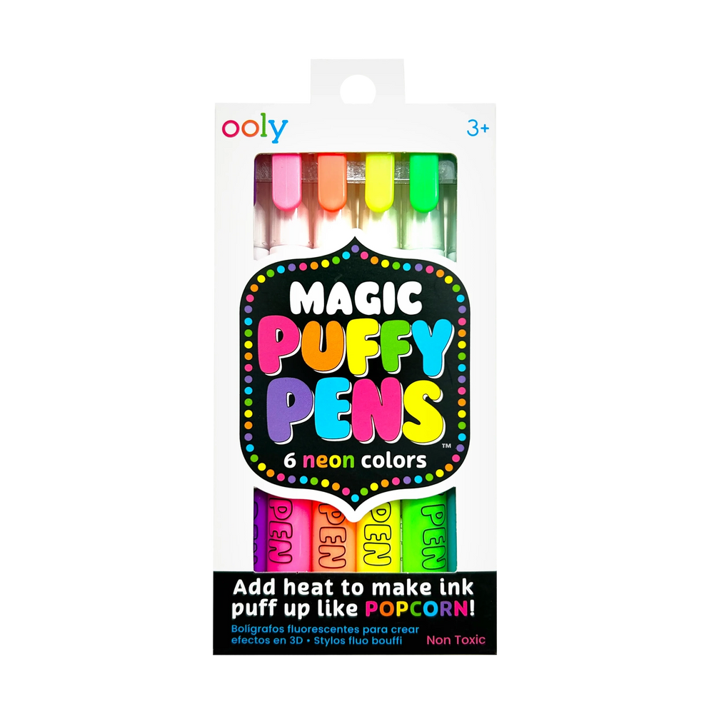 Magic Neon Puffy Pens
