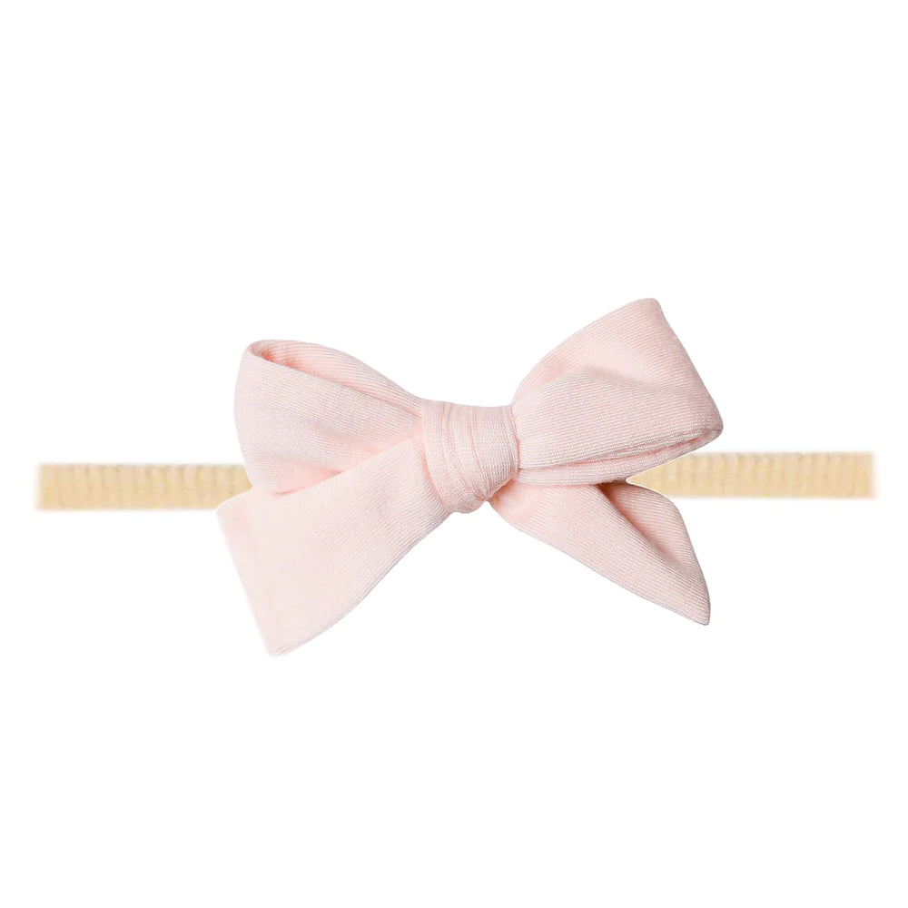 
            
                Load image into Gallery viewer, Blush Classic Nylon Bow
            
        