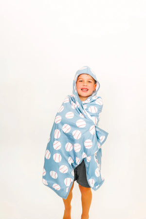 Premium Big Kid Hooded Towel  - Slugger