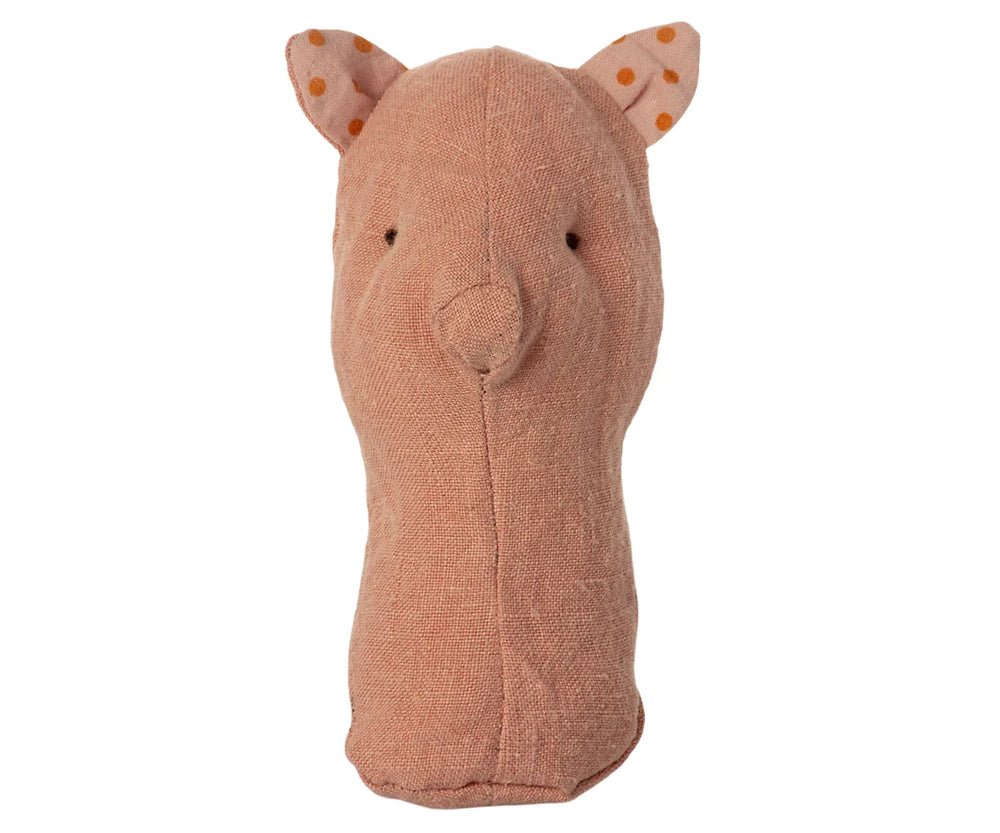Lullaby Friends Rattle - Pig