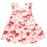 Girls Camelia Dress - Valentine Bows