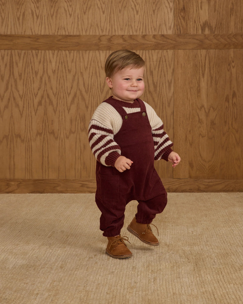 Cargo Overalls - Burgundy