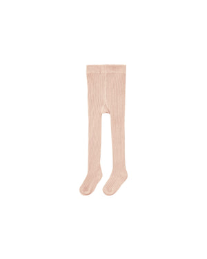 Durable ribbed tights in a soft and stretchy rib knit with an elastic waist. 

Color: Rose