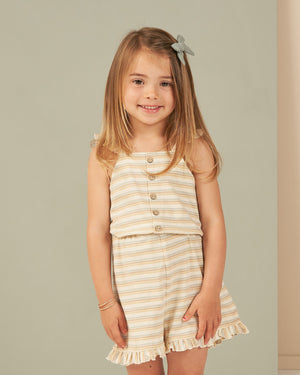 
            
                Load image into Gallery viewer, Addy Romper - Vintage Stripe
            
        