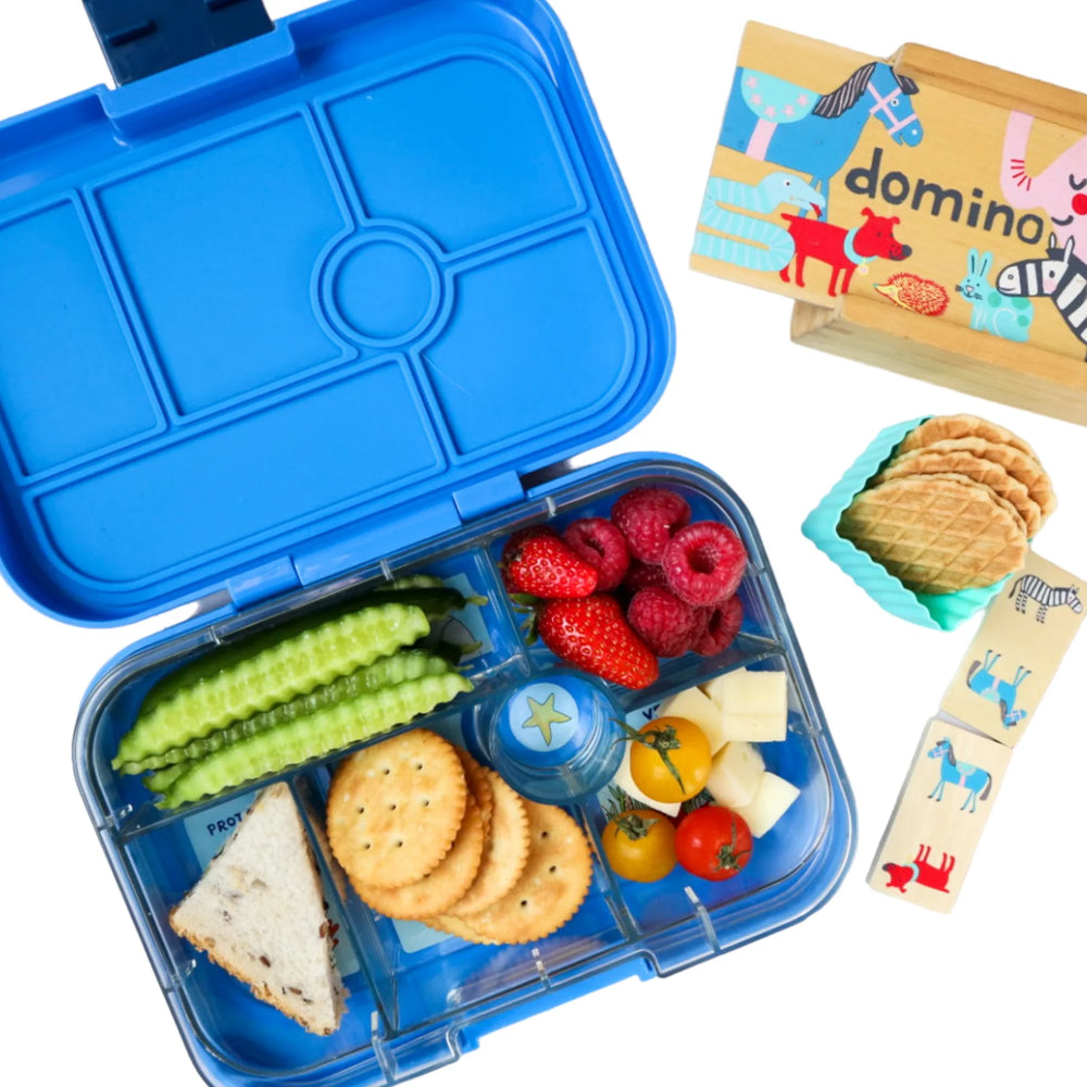 Yumbox Original - Surf Blue with Race Car Tray