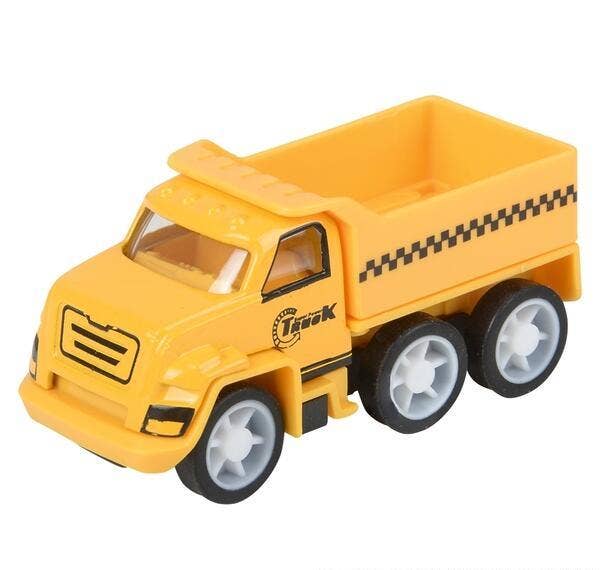 2.5" Mini Die-Cast Pull Back Construction Vehicles