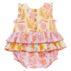 Baby Girls Heidi Bubble - Gilded Floral Mix