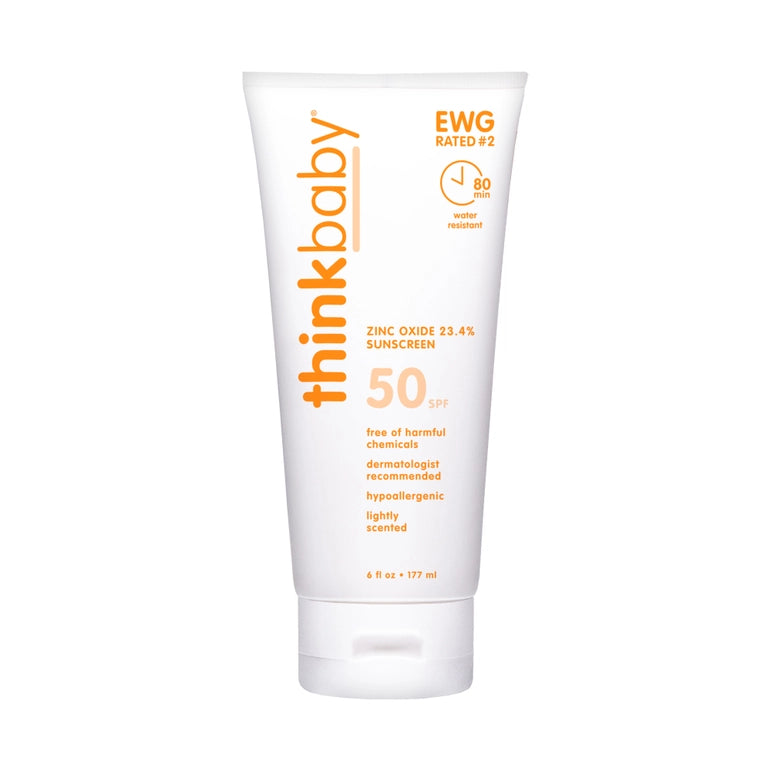 Thinkbaby Safe Sunscreen Spf 50+, 6 oz