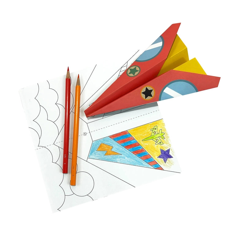 D.I.Y. Paper Air Planes Activity Kit