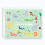 Wild Birthday Animals Birthday Card