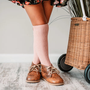 Blush Knee High Socks