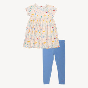 Doodle Pop Baby Dress + Legging Set