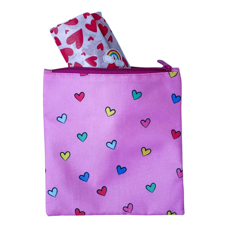 
            
                Load image into Gallery viewer, Reusable Sandwich Bag - Hearts
            
        
