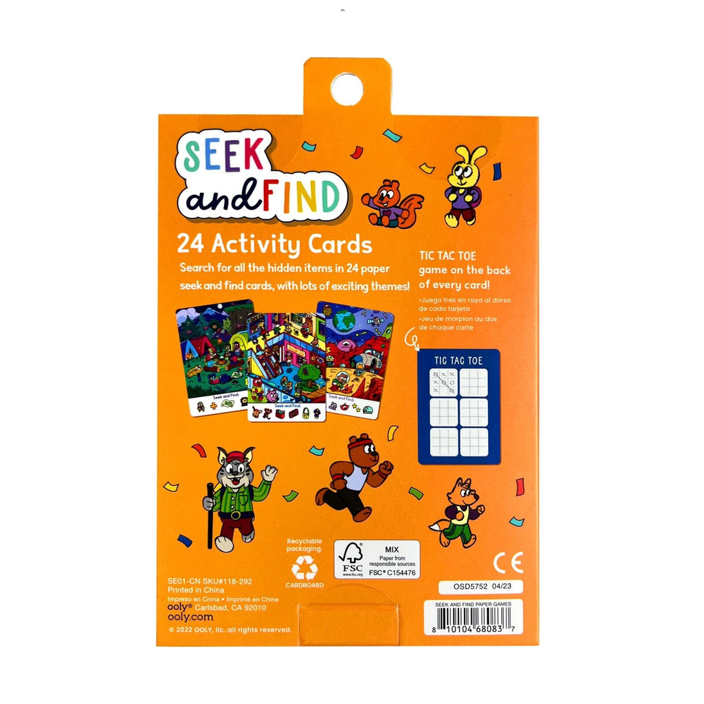 Seek and Find Activity Cards - Set of 24