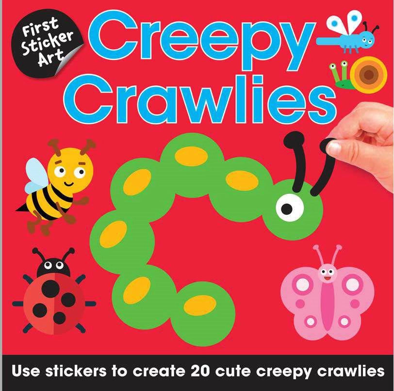 
            
                Load image into Gallery viewer, First Sticker Art: Creepy Crawlies (Create 20 Cute Insects)
            
        