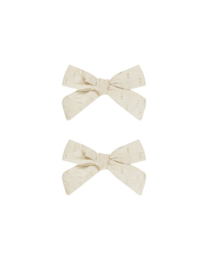 Bows, Set Of 2 - Natural