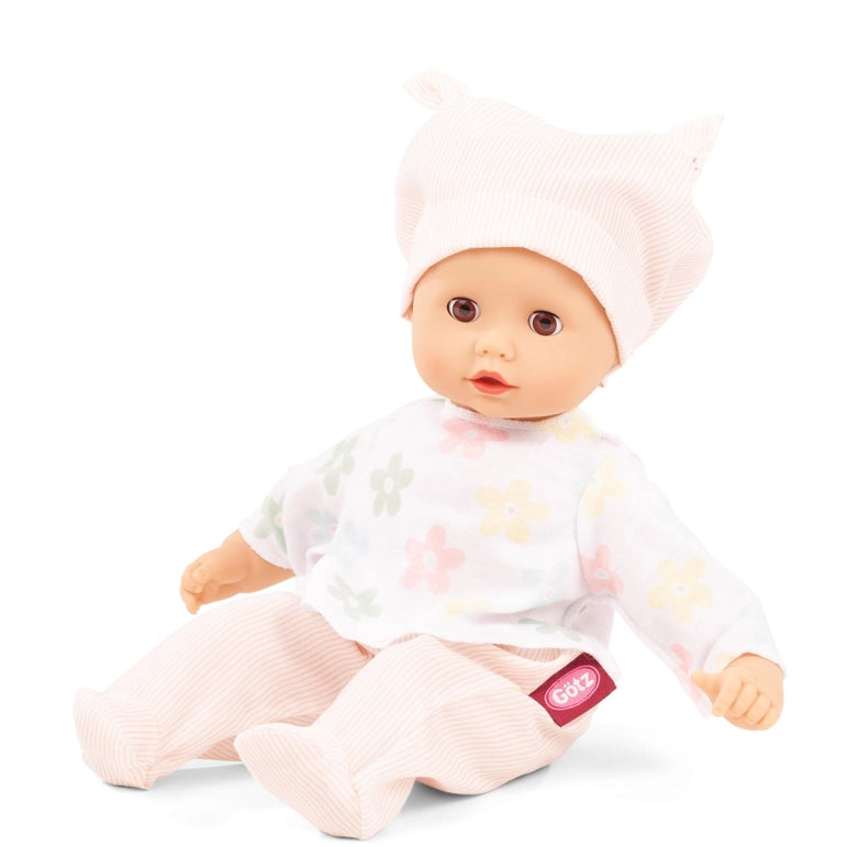 Gotz Muffin Baby 13" Baby Doll with Sleepy Brown Eyes