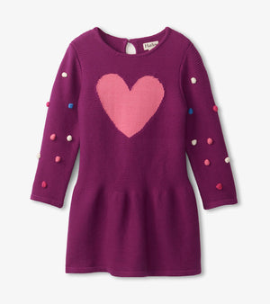 
            
                Load image into Gallery viewer, Big Heart Sweater Dress
            
        