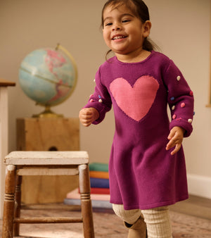 
            
                Load image into Gallery viewer, Big Heart Sweater Dress
            
        