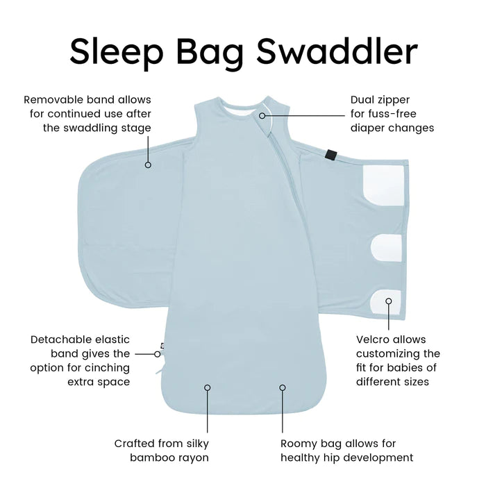 
            
                Load image into Gallery viewer, Sleep Bag Swaddler in Fog
            
        