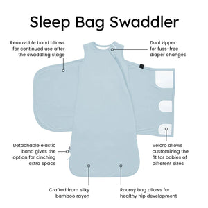 Sleep Bag Swaddler in Fog